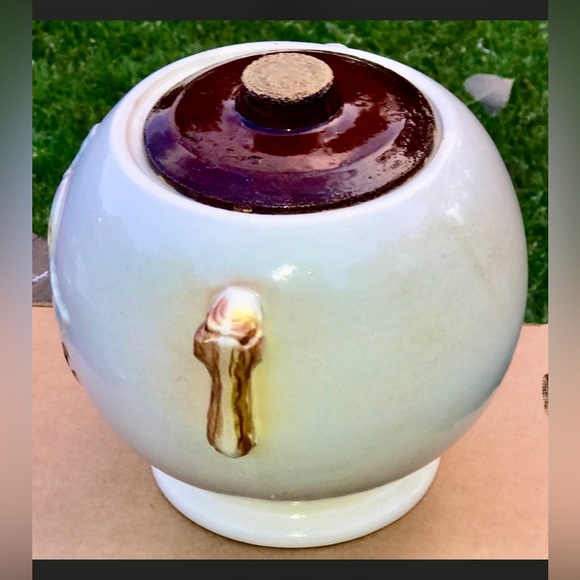 Mid Century Vintage Robinson Ransbottom Roseville Pottery Apple Cookie Jar - Picture 6 of 9